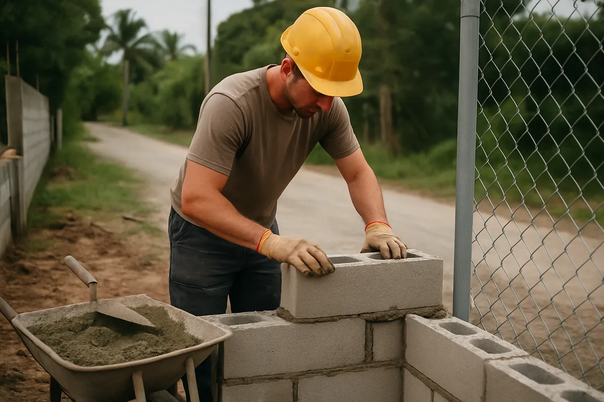 Construção de Muro e Cercamento em Itapoá